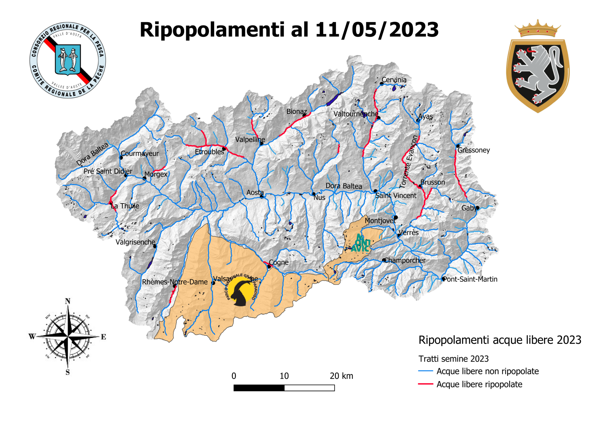 Ripopolamento acque libere 2023